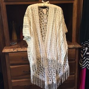 Crochet kimono